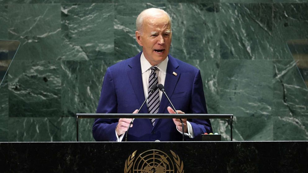 Biden offers support to Ukraine, highlights global unity in United Nations speech