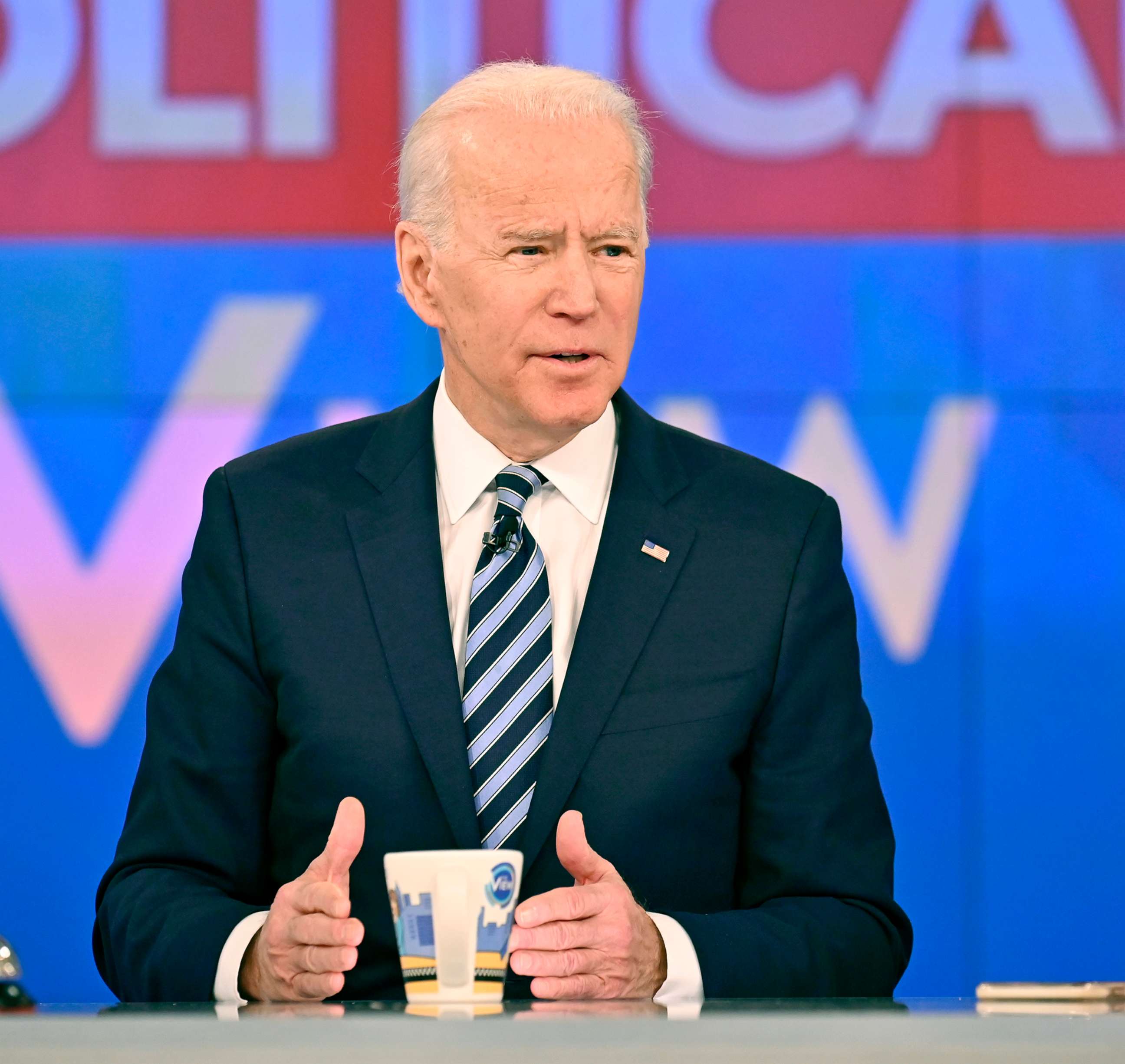 PHOTO: Former Vice President Joe Biden appears on "The View," Feb. 13, 2020.