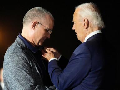 Freed American Paul Whelan is wearing Biden’s flag pin every day, his lawyer says