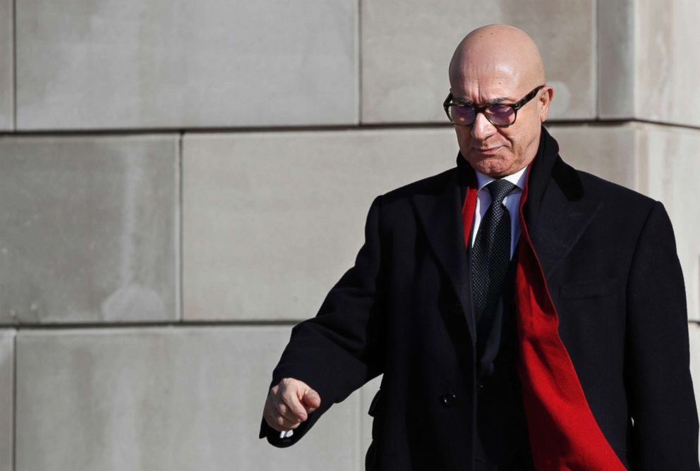 PHOTO: Bijan Kian leaves the FBI Washington Field Office in Washington, Dec. 17, 2018.