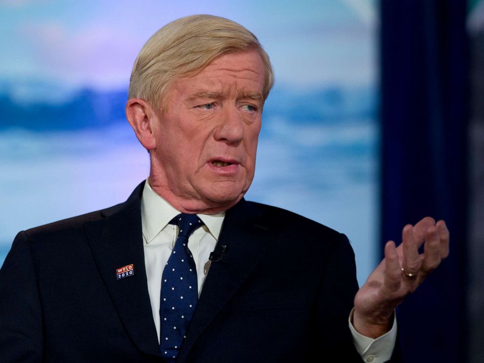 PHOTO: Republican presidential candidate and former Massachusetts Gov. Bill Weld speaks during the Climate Forum at Georgetown University, Sept. 20, 2019, in Washington.