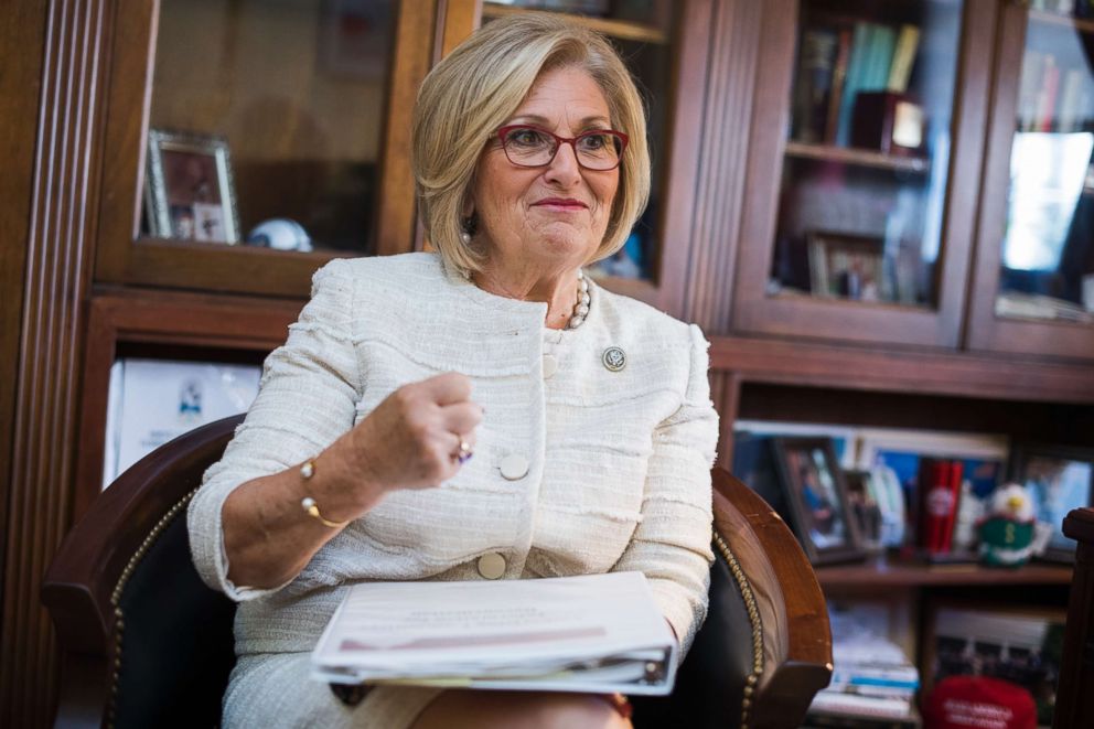 PHOTO:Rep. Diane Black, R-Tenn., chairman of the House Budget Committee, is interviewed in her Longworth Building office, Oct. 3, 2017. 