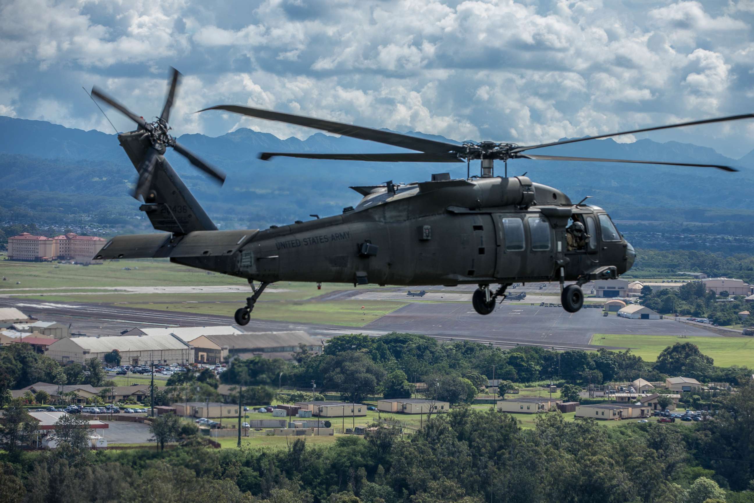 PHOTO: A UH-60 Blackhawk helicopter, Oct. 31, 2019, at Schofield Barracks, Hawaii.