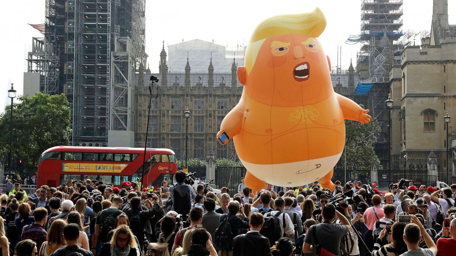 Schaap Weglaten Oorzaak Activist group wants to fly 'Baby Trump' balloon over July 4th event - ABC  News