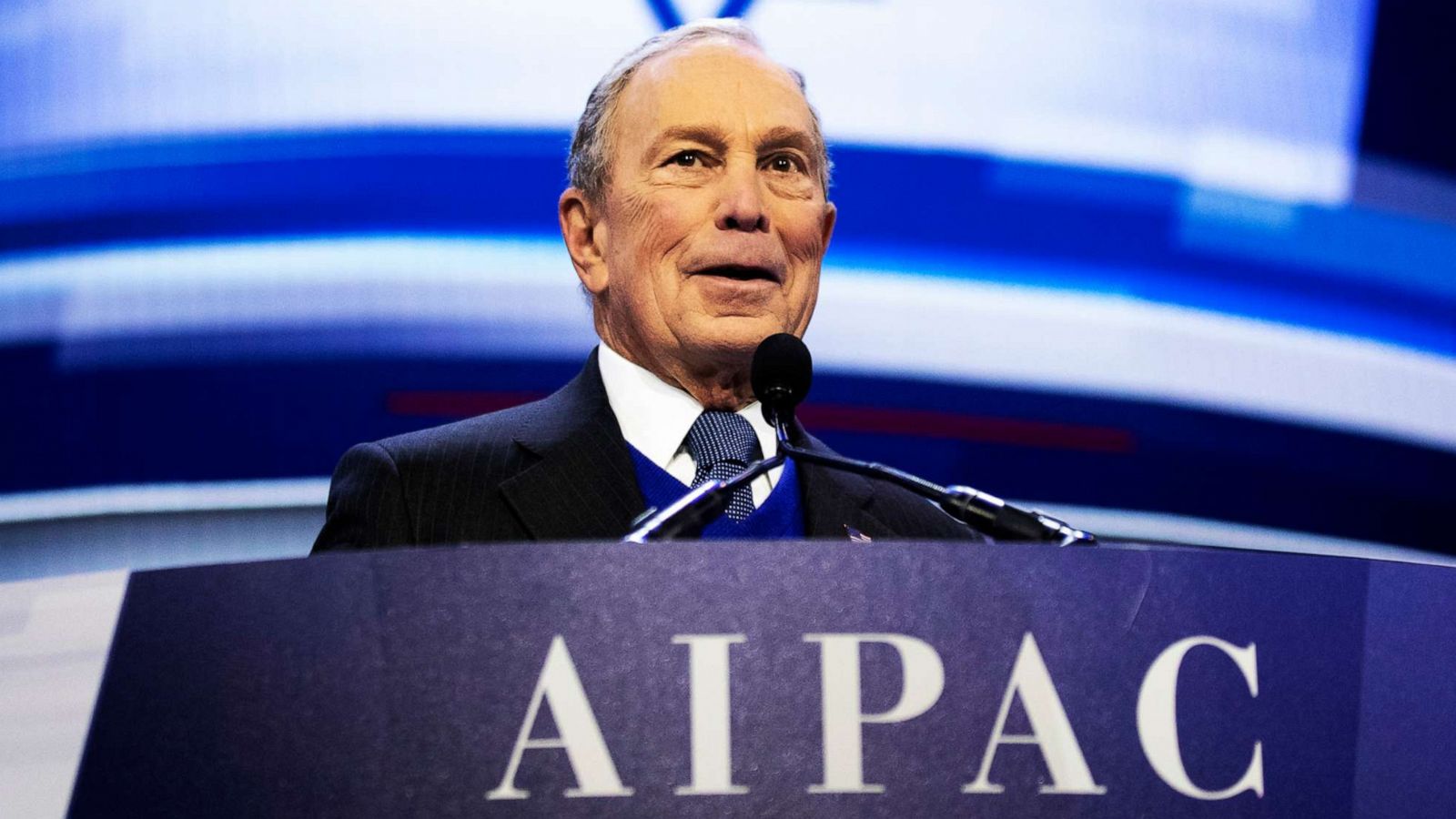 Bloomberg tells AIPAC he ll never impose conditions on military