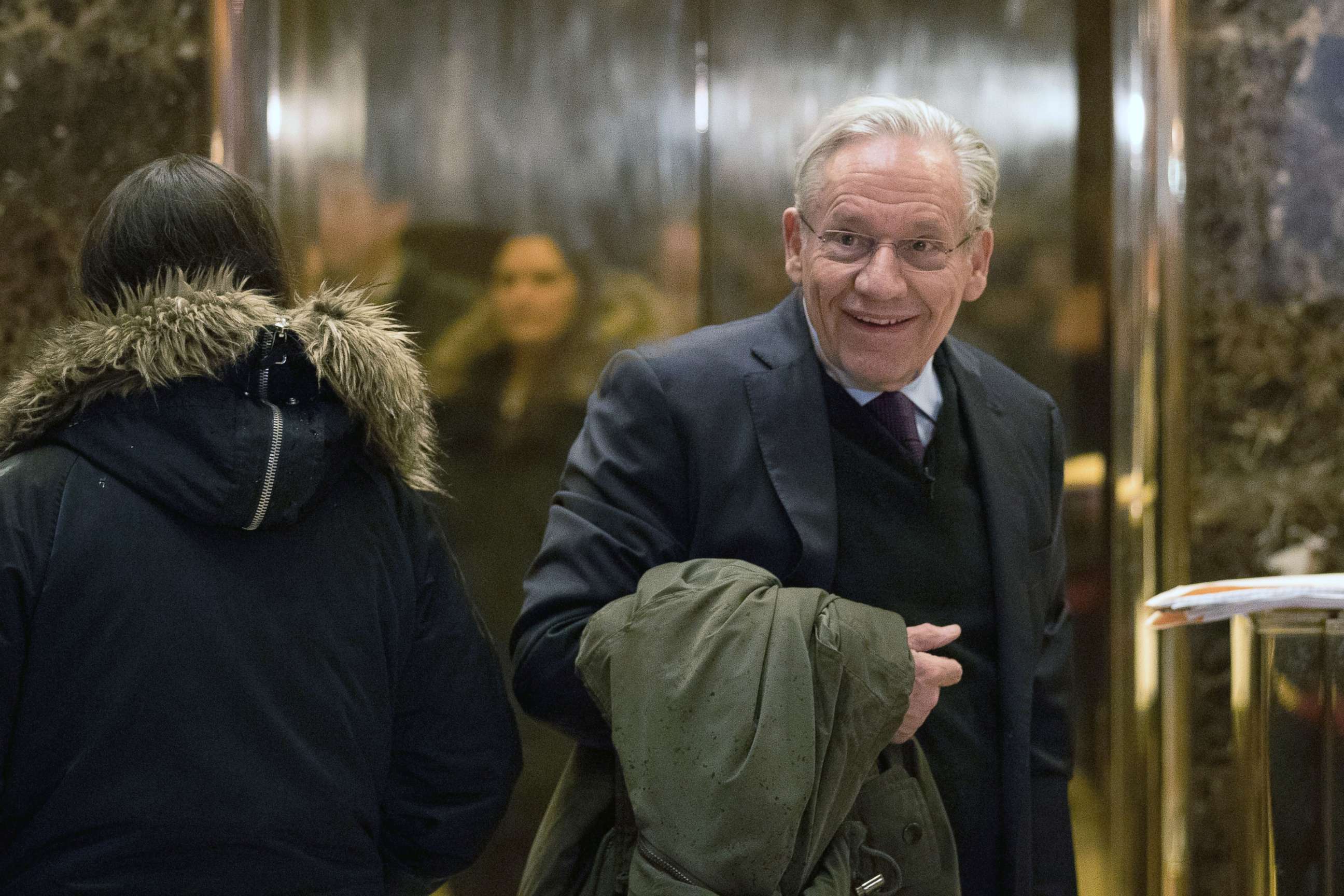 PHOTO: In this file photo, journalist Bob Woodward arrives at Trump Tower, Jan. 3, 2017, in New York City.