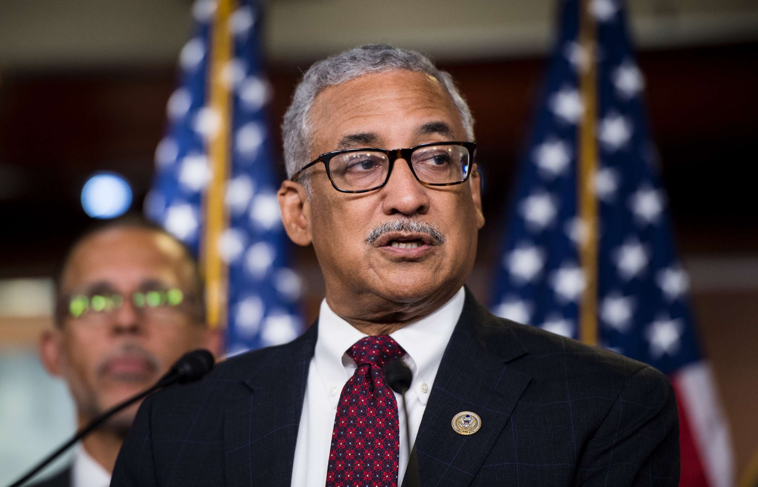 PHOTO: Rep. Bobby Scott speaks during the House Democrats news conference in the Capitol in Washington, July 24, 2018.