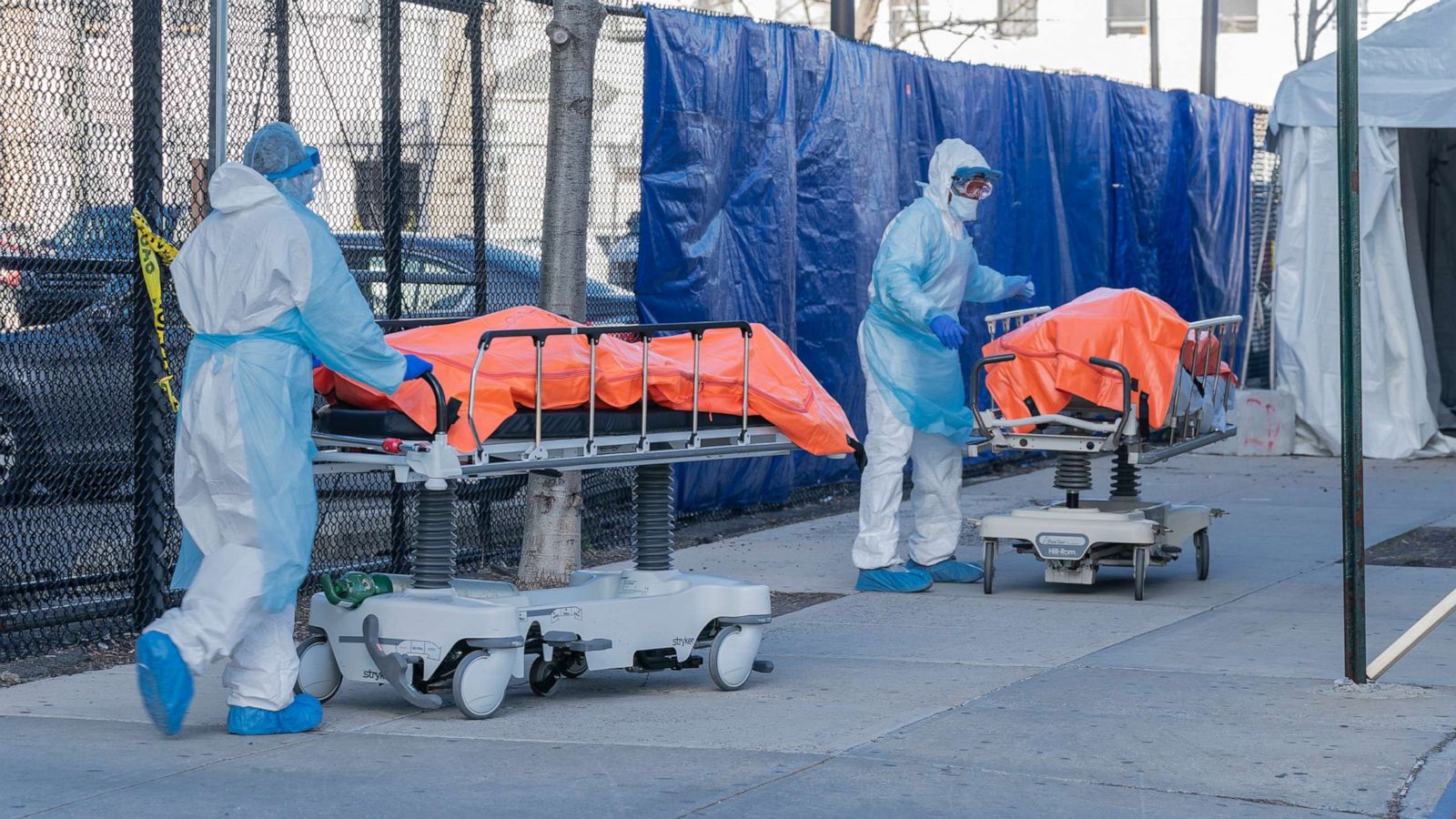 NYC's grim contingency as coronavirus deaths rise: Temporary mass ...
