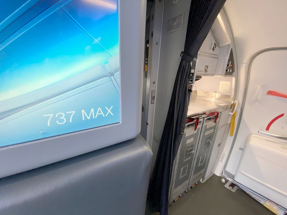 PHOTO: American Airlines flew members of the media on a Boeing 737 Max Wednesday in an effort to reassure passengers that the upgraded plane is safe after a nearly two year grounding, Dec .2, 2020.