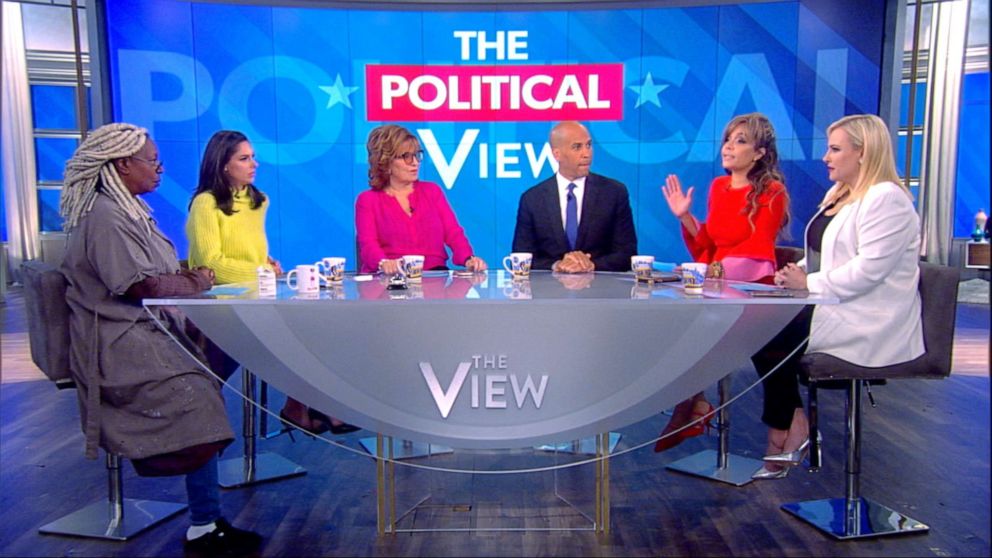 PHOTO: Sen. Corey Booker appears on "The View," Oct. 30, 2019.