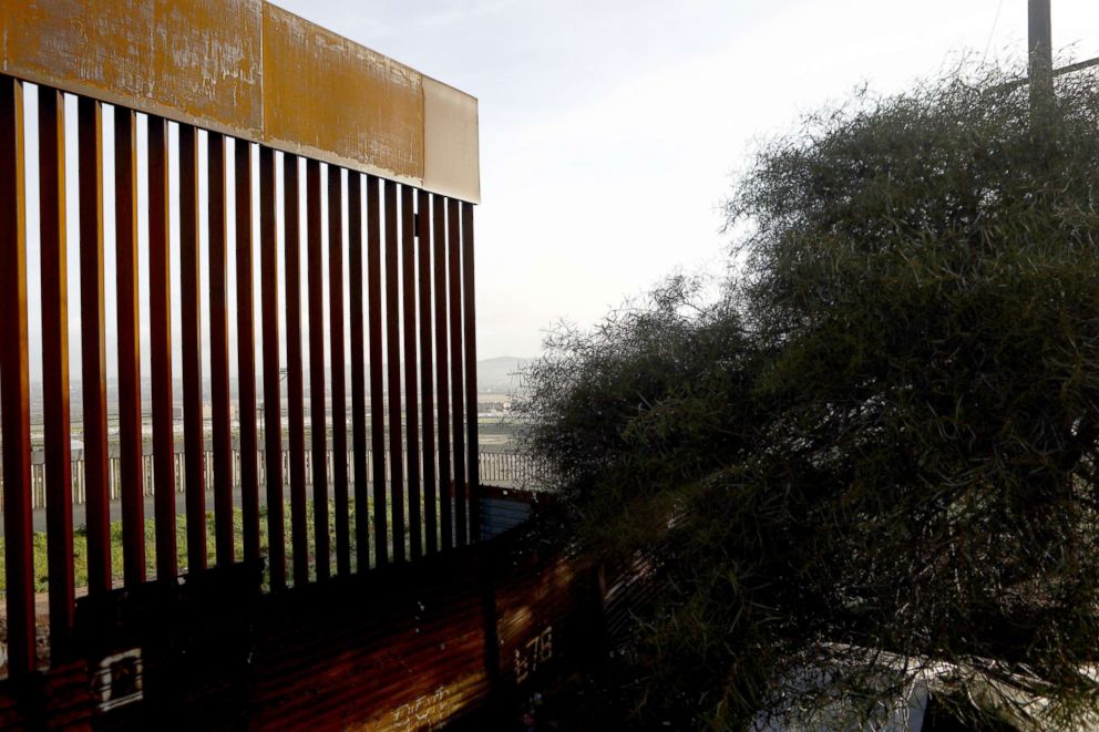 PHOTO: The U.S.-Mexico border barrier stands, Feb. 15, 2019, in Tijuana, Mexico.