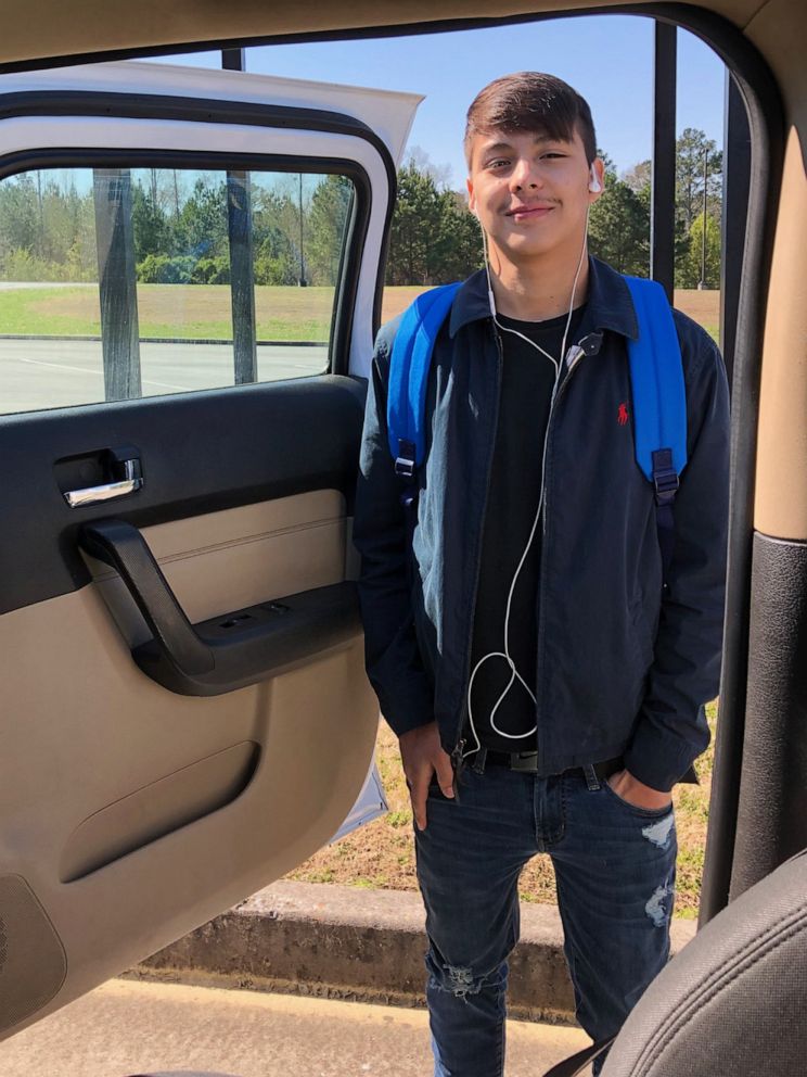 PHOTO: Brought to the country as a young child, Brandon Salinas, age 18, was deported from the U.S. after being charged with possession of marijuana on private property.