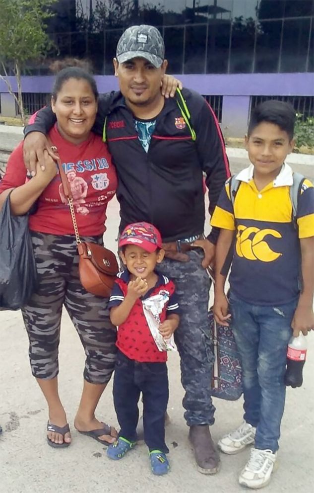 PHOTO: 12-year old Brayan Caceres,(right) is in a shelter in Maryland, far from any any relatives, after his family crossed the U.S. border in early May seen here in this undated family photo.