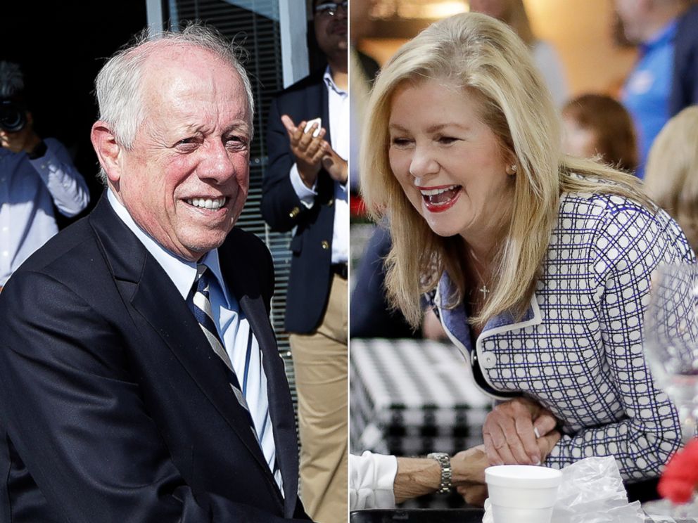 PHOTO: Former Gov. Phil Bredesen campaigns, Aug. 1, 2018, in Memphis, Tenn., in his bid for U.S. Senate.Republican U.S. Rep. Marsha Blackburn campaigns, Aug. 2, 2018, at a cafe in Brentwood, Tenn.