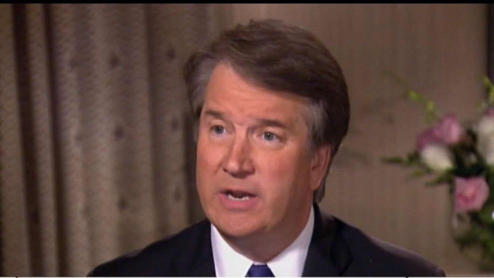 PHOTO: Brett Kavanaugh speaks to Fox News, Sept. 24, 2018.