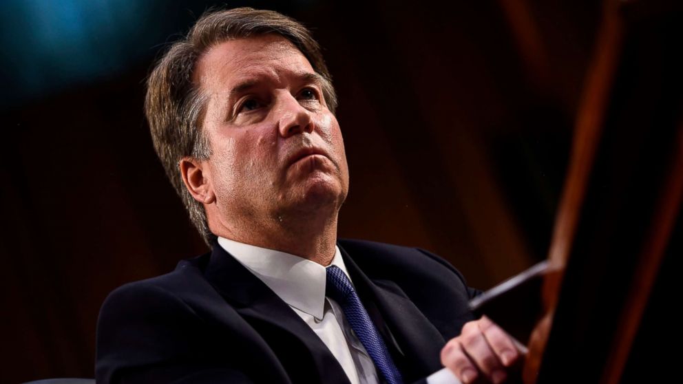 PHOTO: Judge Brett Kavanaugh looks on during his confirmation hearing in the Senate Judiciary Committee to be Associate Justice of the Supreme Court, Sept. 4, 2018 in Washington.