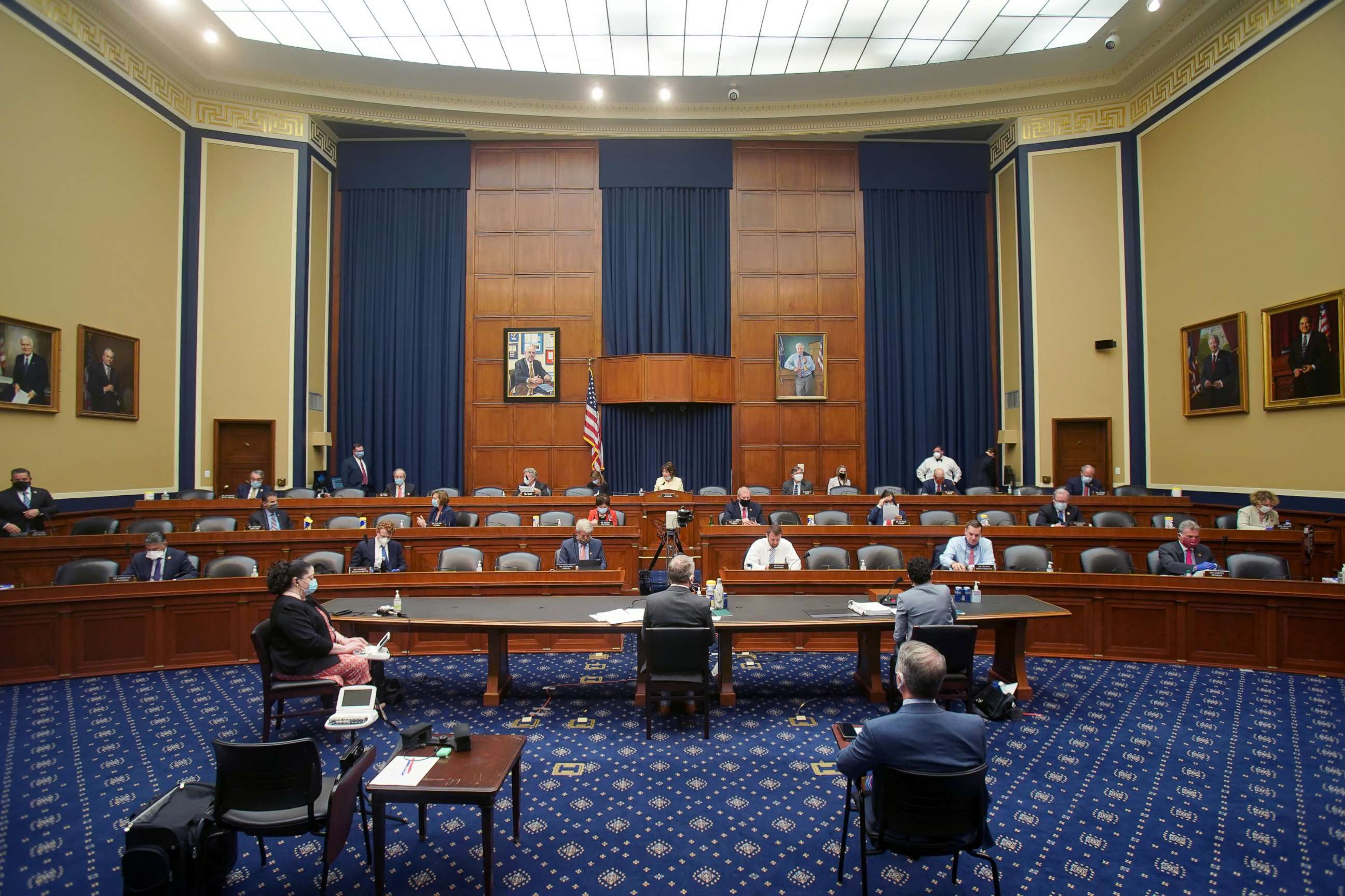 PHOTO: Dr. Richard Bright, former director of the Biomedical Advanced Research and Development Authority, testifies about protecting scientific integrity in response to the coronavirus outbreak, May 14, 2020. in Washington, D.C. 