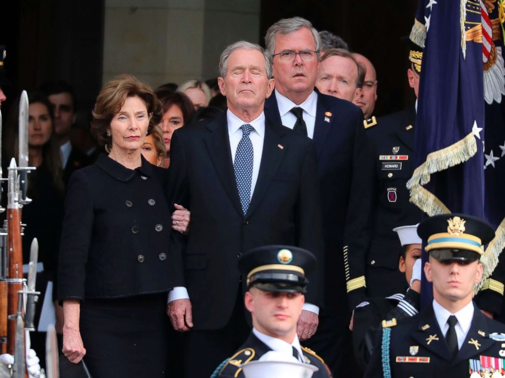 President George Hw Bush Remembered As A Truly Beautiful Human Being At Texas Funeral Abc