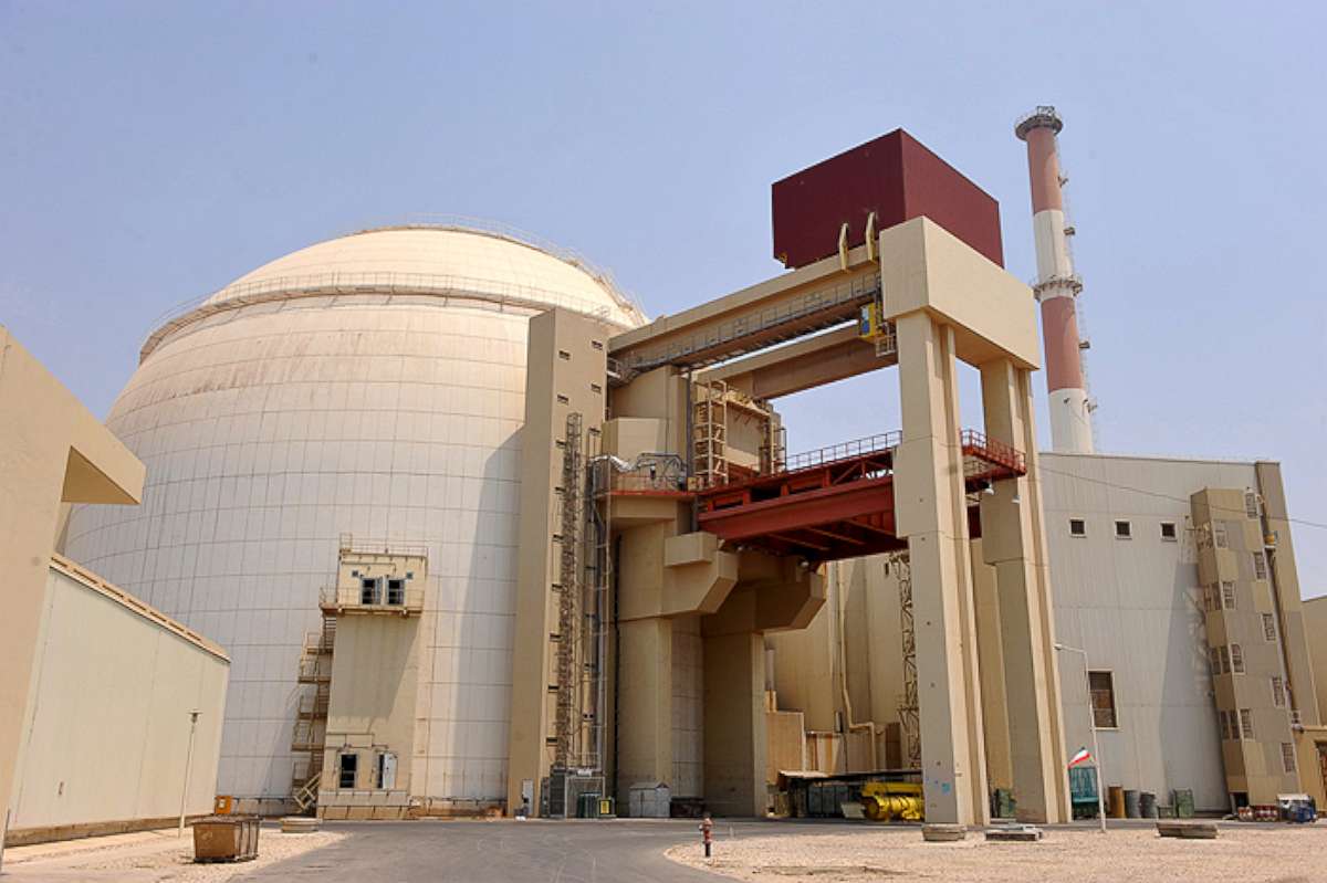 PHOTO: A view of the reactor building at the Russian-built Bushehr nuclear power plant as the first fuel is loaded, Aug. 21, 2010 in Bushehr, southern Iran. 