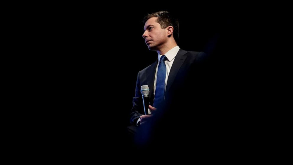 PHOTO: Pete Buttigieg, Democratic presidential candidate and former South Bend, Indiana mayor, attends the NH Youth Climate and Clean Energy Town Hall in Concord, N.H., Feb. 5, 2020.