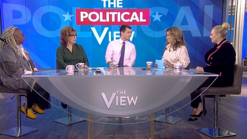 PHOTO: Pete Buttigieg, Democratic presidential candidate and former South Bend, Indiana mayor, appears on ABC's "The View," Feb. 6, 2020.