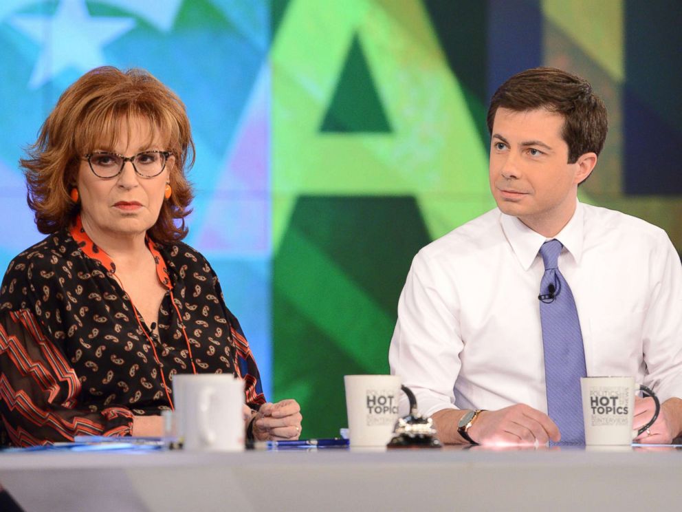 PHOTO: Mayor of South Bend, Indiana and and democratic presidential candidate Pete Buttigieg visits ABCs The View on Jan. 31, 2019.