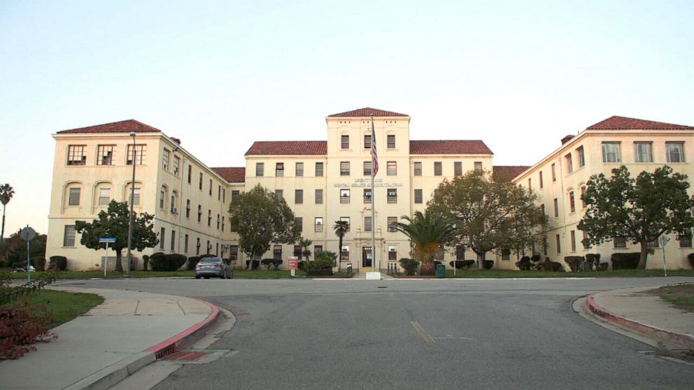 PHOTO: Historic buildings on the West Los Angeles Veterans Affairs campus, most over 80 years old and currently in disrepair, are slated for renovation into a residential community for veterans.