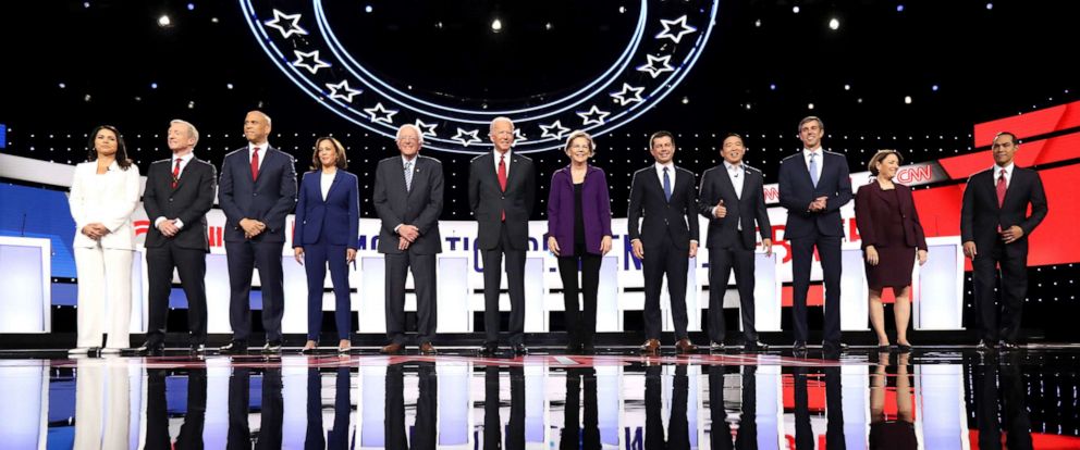 Sen. Elizabeth Warren assailed by rivals in 4th Democratic debate - ABC ...