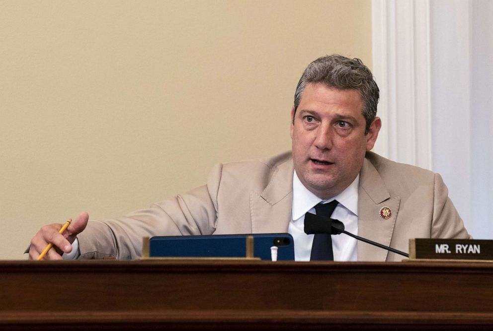 PHOTO: Rep. Tim Ryan speaks during a House Appropriations Subcommittee hearing in Washington, May 28, 2020. 