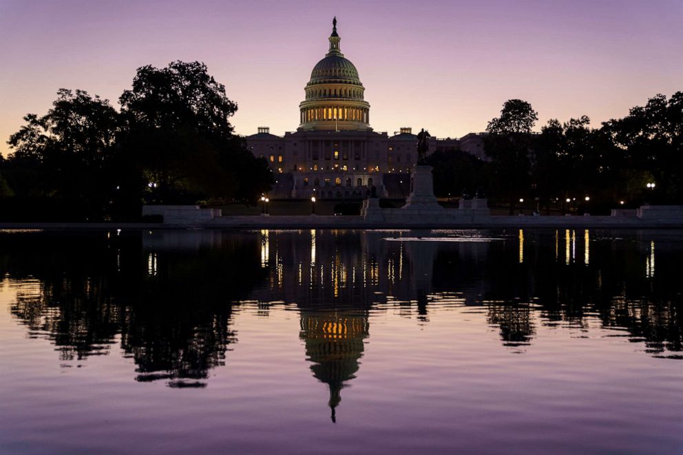 PHOTO: The Capitol is seen at dawn in Washington.