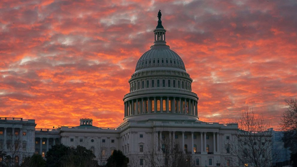 The Capitol is seen at dawn, March 5, 2019, in Washington, D.C.