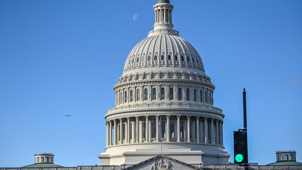 PHOTO: The US Capitol is seen on Dec. 21, 2024, in Washington, D.C. 