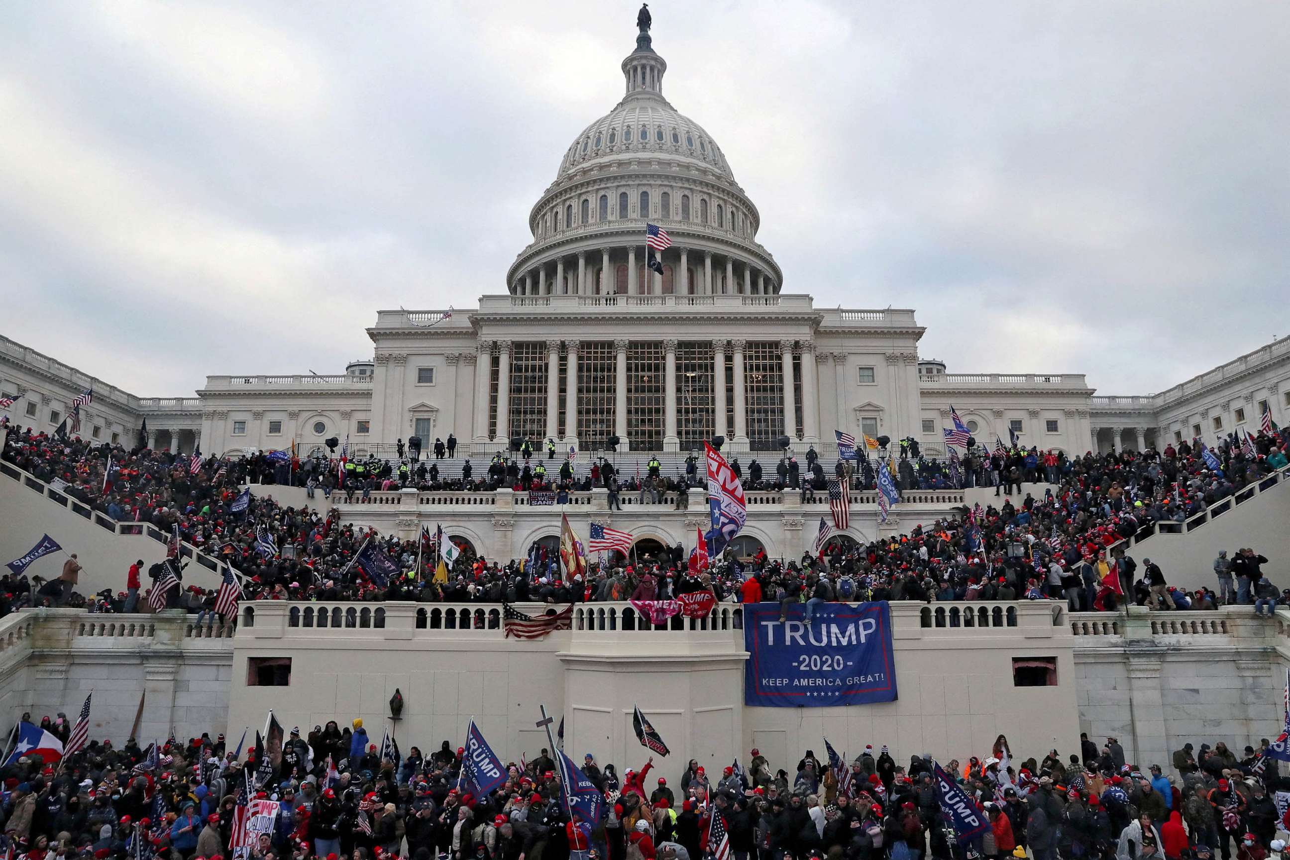 PHOTO: FILE - A mob of supporters of President Donald Trump storm the U.S. Capitol Building in Washington, Jan. 6, 2021.