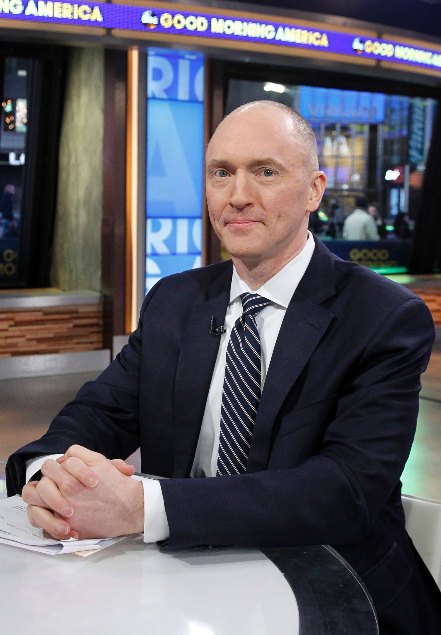 PHOTO: Carter Page, former foreign-policy adviser to Donald Trump's 2016 Presidential campaign, appears on ABC's "Good Morning America," Feb. 6, 2018.