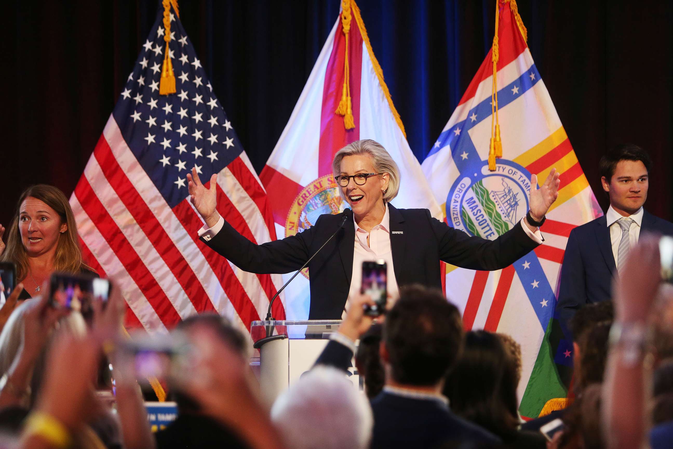 PHOTO:Tampa Mayor-elect Jane Castor speaks in Tampa, Fla., April 23, 2019.