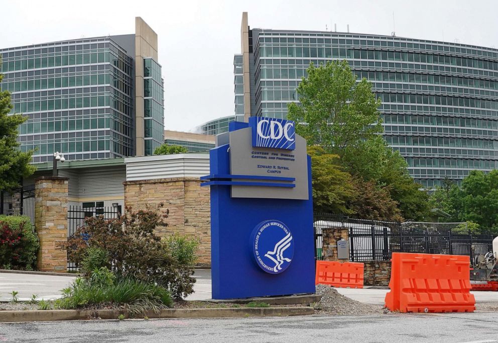 PHOTO: This April 23, 2020, file photo, shows a general view of the Centers for Disease Control headquarters in Atlanta.