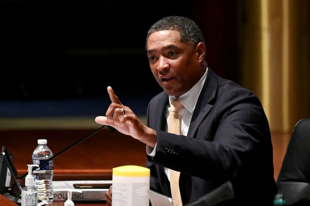 PHOTO: Rep. Cedric Richmond speaks during a House Judiciary Committee markup in Washington, D.C., June 17, 2020.