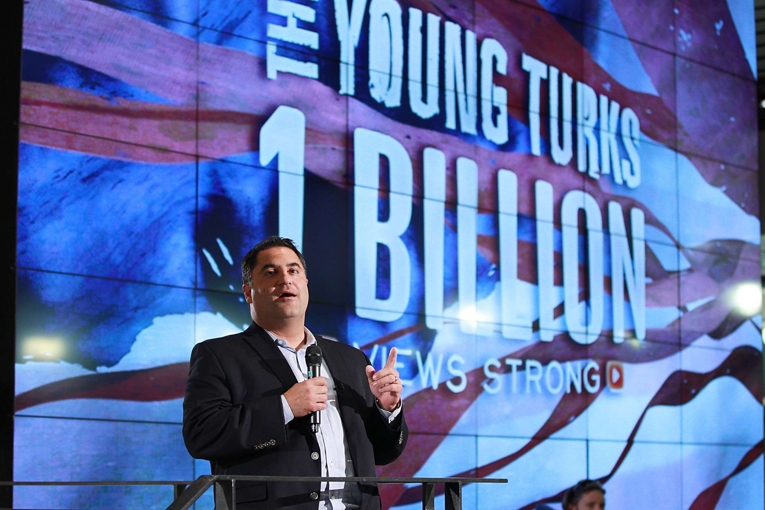 PHOTO: Cenk Uygur attends the Young Turks celebrate 1 billion views at YouTube in Playa Vista, Calif., May 9, 2013.