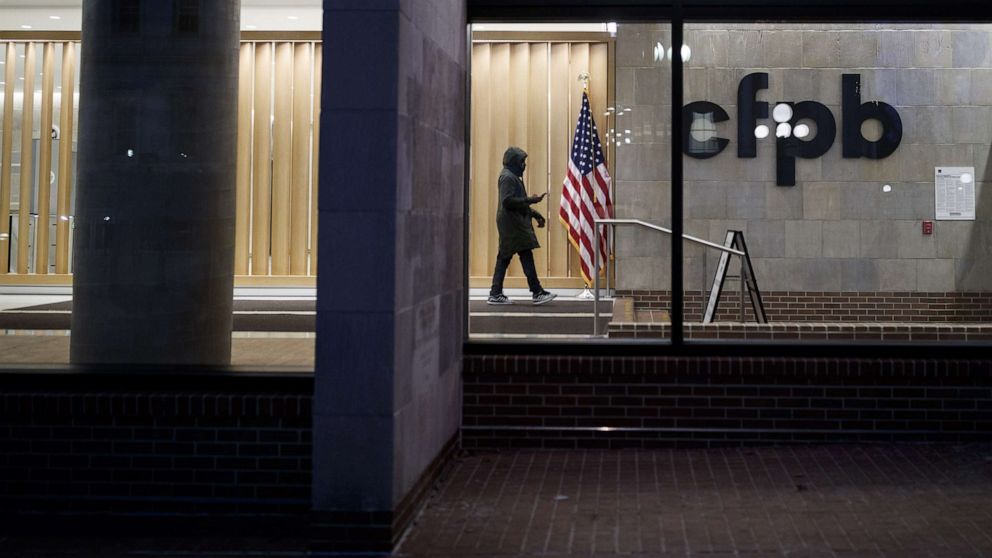 PHOTO: The Consumer Financial Protection Bureau headquarters in Washington, D.C., Dec. 23, 2020.