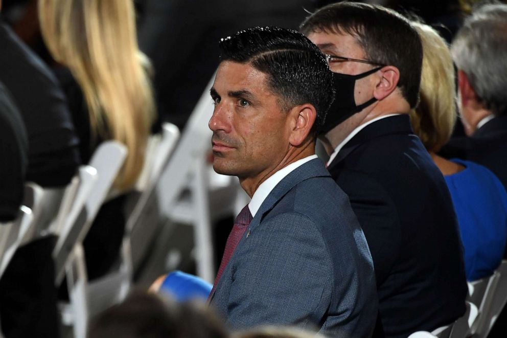 PHOTO: Acting Homeland Security Secretary Chad Wolf waits for President Donald Trump's acceptance speech for the Republican Party nomination for reelection on the final night of the Republican National Convention, Aug. 27, 2020.