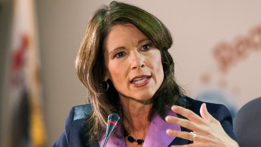 In this Oct. 17, 2012 file photo, U.S. Rep. Cheri Bustos, D-Ill., speaks in Rockford, Ill. 