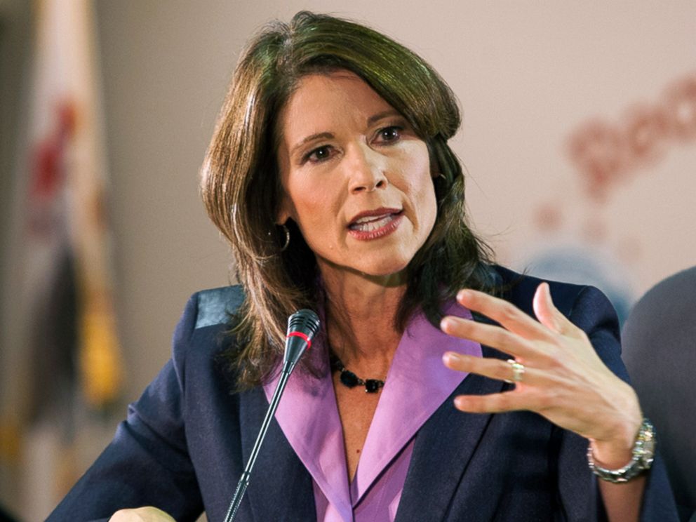 In this Oct. 17, 2012 file photo, U.S. Rep. Cheri Bustos, D-Ill., speaks in Rockford, Ill. 