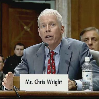 President-elect Donald Trump’s pick for energy secretary, Chris Wright, testified Wednesday before the Senate Energy and Natural Resources Committee.