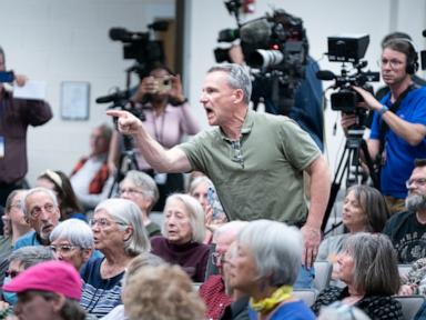 GOP lawmaker booed by crowd at North Carolina town hall