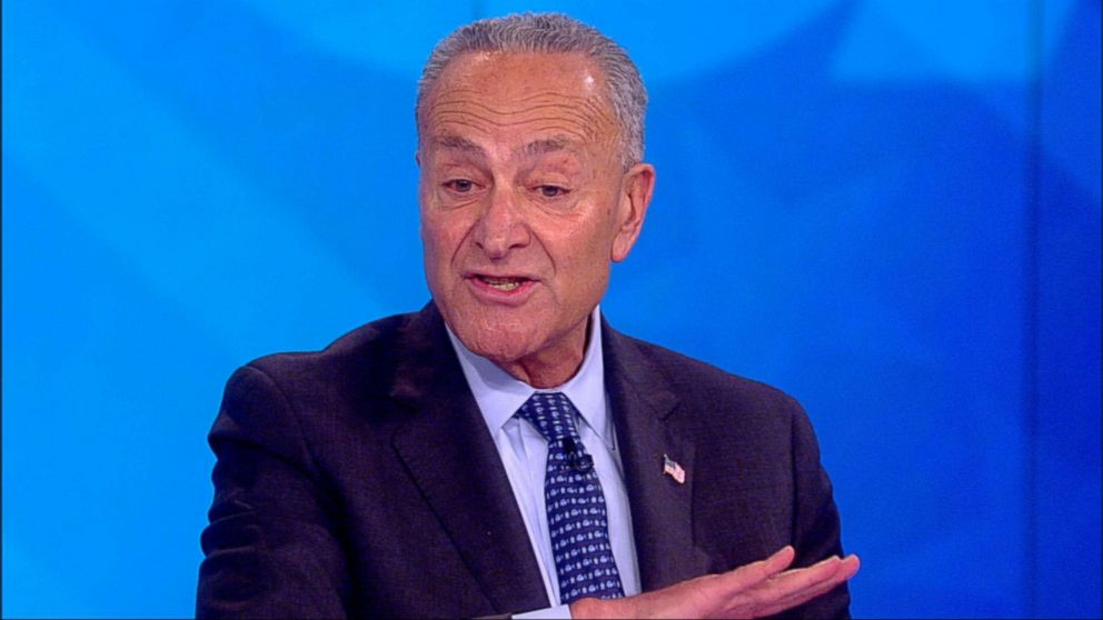 PHOTO: Chuck Schumer appears on "The View," Sept 17, 2018.