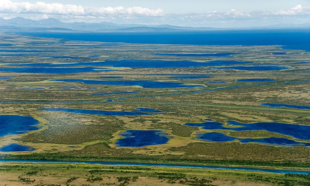 PHOTO: A view of the Chukchi sea coast is captured in Kotzebue, Ala.