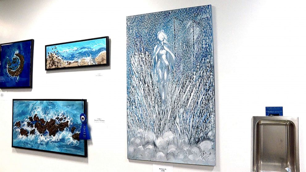 PHOTO: For two decades, the Central Intelligence Agency has quietly hosted an annual art show at its headquarters, featuring works by the agency's officers and analysts who publicly share rare personal details about their lives. 