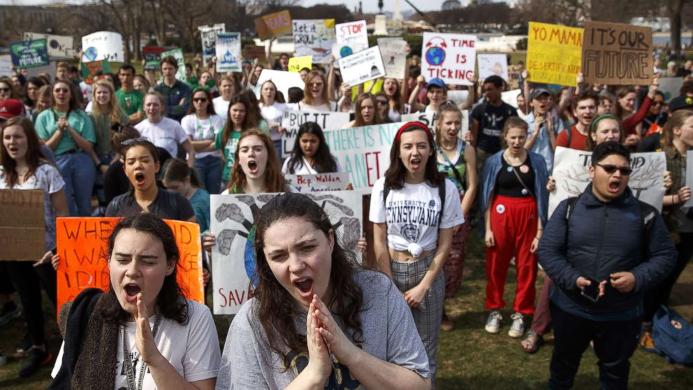 VIDEO: The student "strikes" and other events were scheduled to take place in more than 100 countries, spanning from Australia to France to the United States.