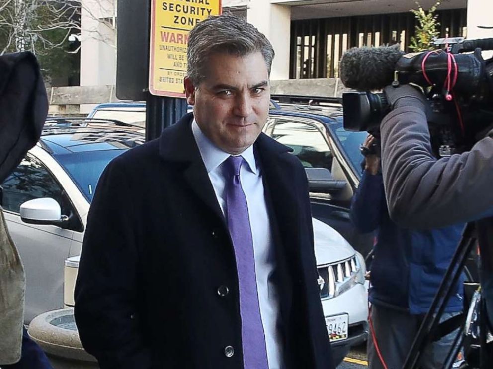 PHOTO: CNN's White House correspondent Jim Acosta arrives for a hearing at the U.S. District Court on Nov. 16, 2018 in Washington.