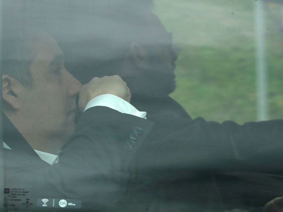 PHOTO: Michael Cohen, President Donald Trumps former lawyer, arrives at the Federal Correctional Institution in�Otisville, N.Y., May 6, 2019.